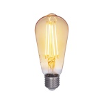 LED pirn AIRAM Antique 5W E27 230V 380lm 2200K dimmerd toon/klaas
