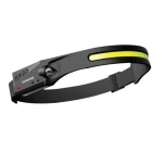 Otsmikulamp Superfire COB LED 340lm laetav anduriga