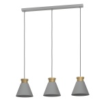 EGLO Twicken 4-osaline rippvalgusti E27 4×40W hall/kuld 80cm