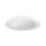 EGLO Macchioni LED laevalgusti 20W 2700–6500K 2360lm Ø38cm valge kristalliefektiga, dimmer ja puldiga