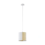 Rippvalgusti EGLO Arnhem 230V 1x40W E27 valge/beez kangas